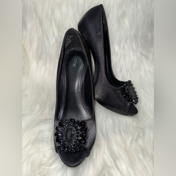 Apt. 9 Black Embellished Flats - Picture 9 of 9
